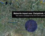 Meteorite hit Russia in February 2013
