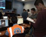 Operators and students  test GeoSHAPE in the simulated response to a hurricane