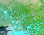 Parts of Nigeria seen from Space by NASA's Aqua satellite