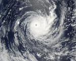 Tropical Cyclone Wilma raged over the Pacific Ocean