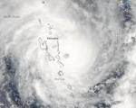 2015 Tropical Cyclone Pam over Vanuatu seen by MODIS (Image: NASA)