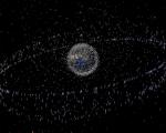 NASA's image shows the population of satellites orbiting around the Earth