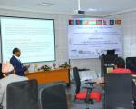UN-SPIDER lecture during the SAARC regional workshop and training.