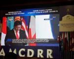 Prime Minister of Mongolia Ukhnaagiin Khürelsükh opens 2018 AMCDRR in Ulaanbaatar.