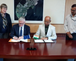 The European Commission and Department of Space of India sign a Cooperation Arrangement to share satellite Earth Observation data. Image: European External Action Service (EEAS) 