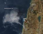 Israel fire in 2010. Image: NASA's archive 