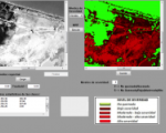 Classification of a Forest Fire in Salamanca Island Road Park, Colombia, based on a 8 LDCM Landsat image