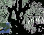 NISAR L-band radar image of Maine’s Mount Desert Island on August 21, (c) NASA/JPL-Caltech