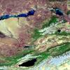 Kazakhstan and Kyrgystan seen from space