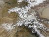 Satellite image of the Himalayan region
