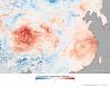 satellite data shows heat wave in China