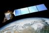 Artist's image of the Landsat-8 over Earth (Image: NASA)