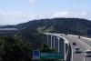 The Kobe-Awaji-Naruto expressway at Naruto, Tokushima prefecture, Japan. 