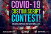 Custom Script Contest - COVID-19 edition logo. Image: Sentinel Hub 
