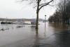 The rising waters of the Rhine river in Bonn. Image: UN-SPIDER.