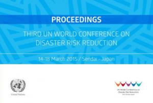 The Proceedings of the Third UN WCDRR now available in English (Image: Prevention Web) 