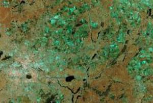 Image of Berlin from Sentinel-1A via laser on 28 November 2014