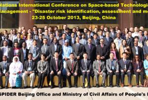Participants of the UN-SPIDER Beijing Conference on Disaster Risk Identification