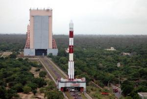 PSLV C11 Rocket being readied to Launch