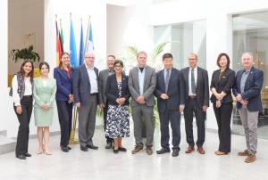 IPA, University of Bonn and UNOOSA representatives at the signing ceremony