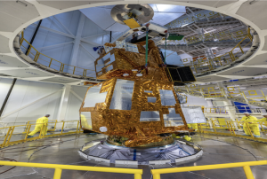 MetOp-SG-A1 satellite fixed to Ariane 6 launch adaptor, (c) esa