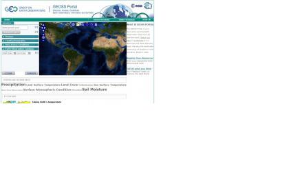 Geoss Portal (Image: ESA)